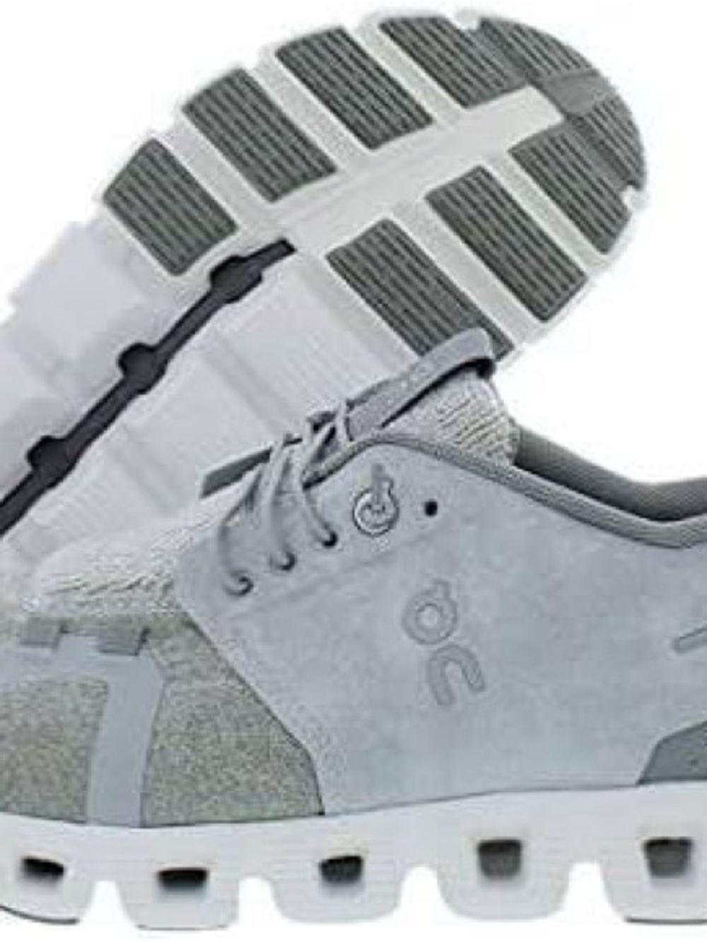 On Running Women's Light Grey and White Cloudswift Sneakers - Picture 3 of 7
